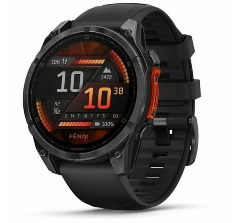 Garmin Luxusuhr fÄnix 8 AMOLED 010-02904-00 - 47 mm Schiefergrau/Schwarz von Garmin