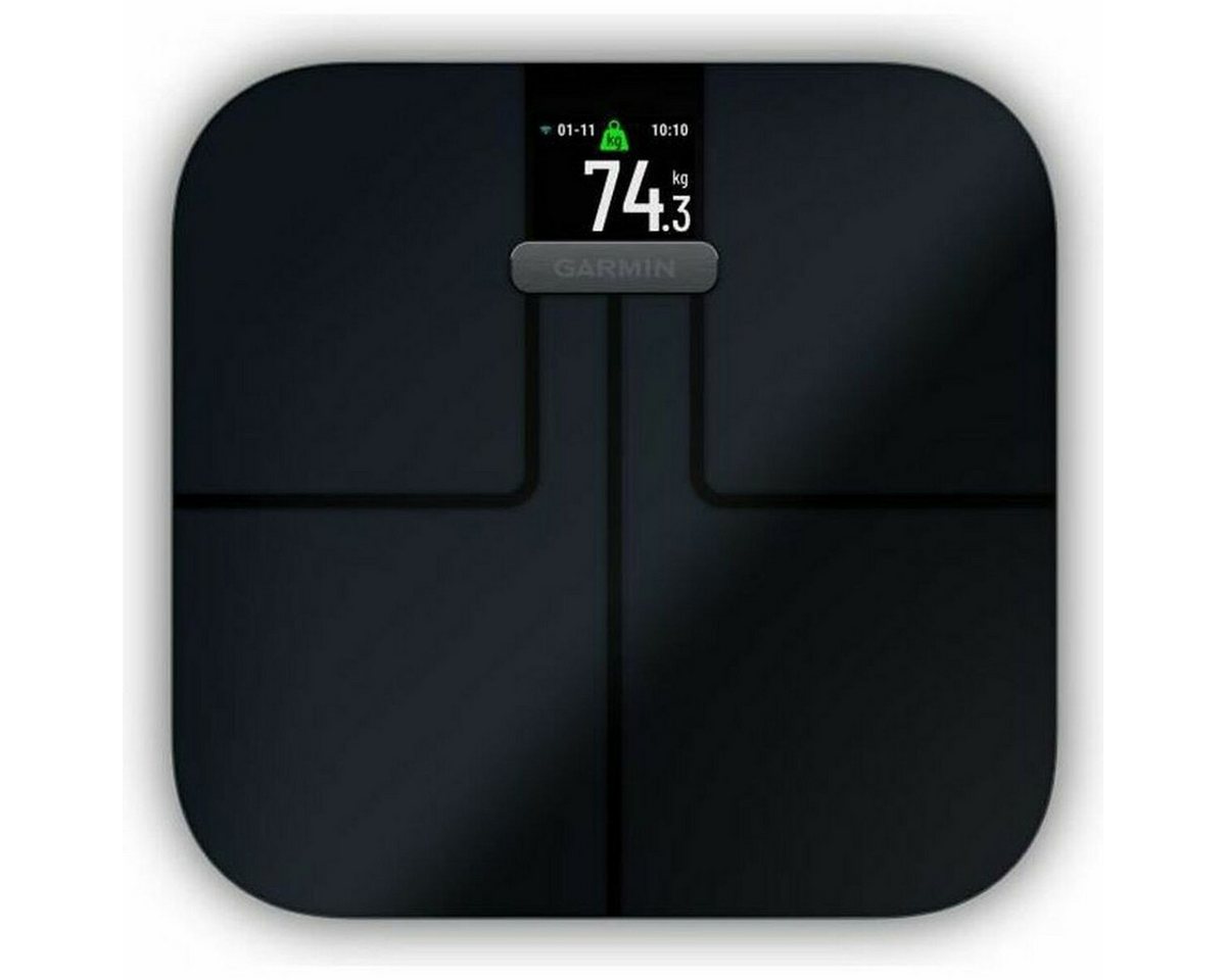Garmin Personenwaage Bluetooth Digitalwaage GARMIN Smart Scale Index S2 Bluetooth Schwarz von Garmin