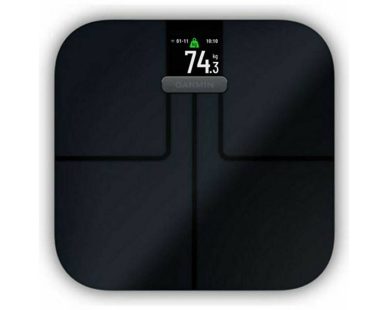 Garmin Personenwaage Bluetooth Digitalwaage GARMIN Smart Scale Index S2 Bluetooth Schwarz von Garmin
