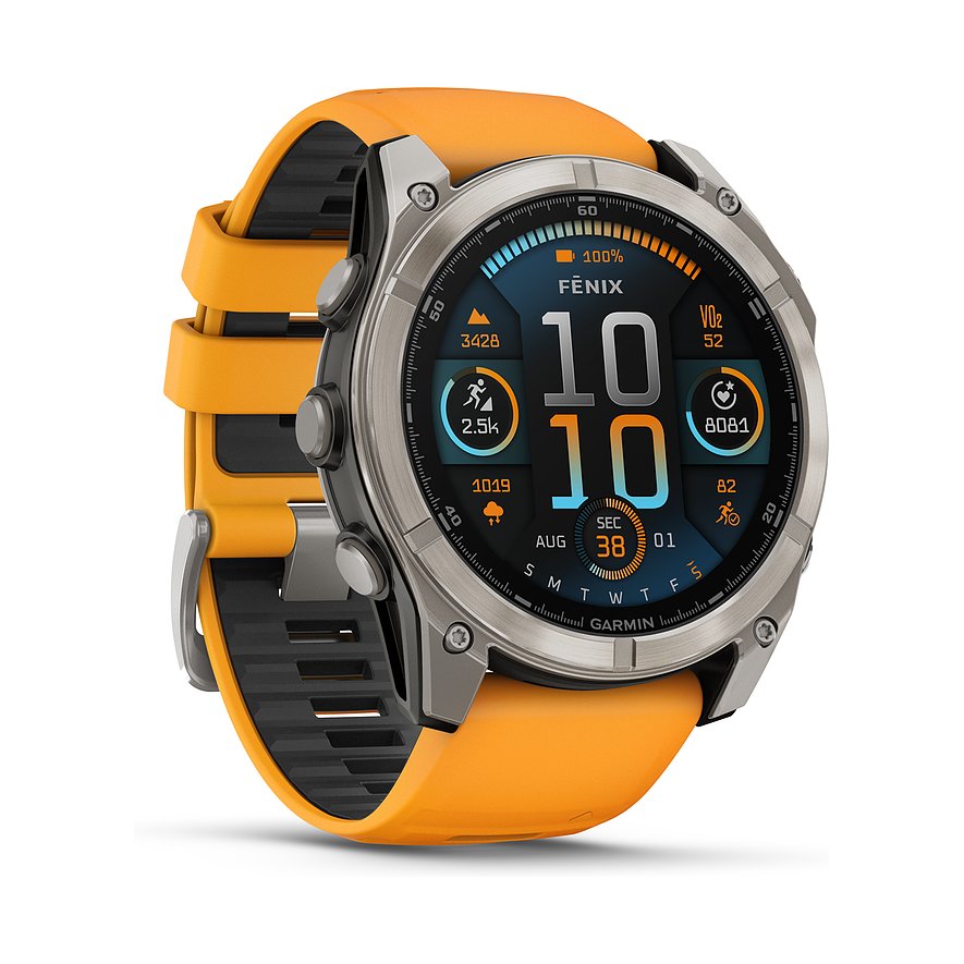 Garmin Smartwatch Fenix 8 - 51 mm AMOLED Sapphire Graphit Titanium Titan 010-02905-11 Garmin Smartwatch Fenix 8 - 51 mm AMOLED Sapphire Graphit Titanium Titan 010-02905-11 von Garmin