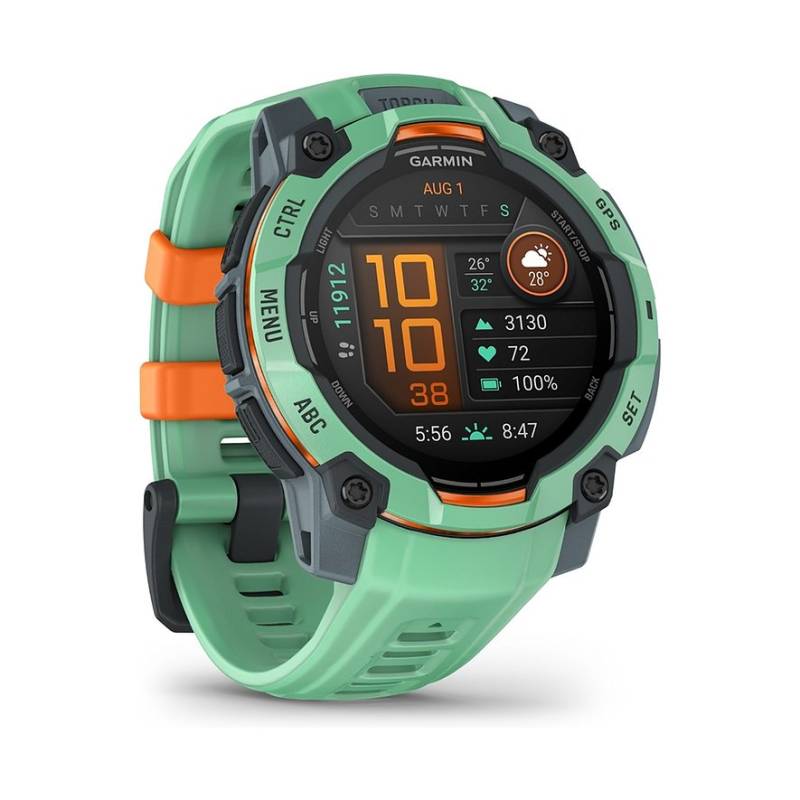 Garmin Smartwatch Instinct 3 AMOLED 45 mm Twilight/Neo Tropic 010-02936-01 von Garmin
