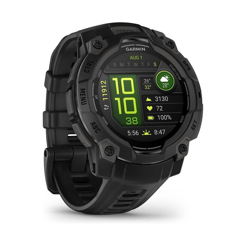 Garmin Smartwatch Instinct 3 AMOLED 45 mm Schwarz 010-02936-00 von Garmin