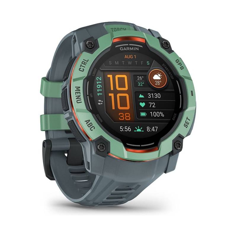 Garmin Smartwatch Instinct 3 AMOLED 50 mm Twilight/Neo Tropic 010-03020-01 von Garmin