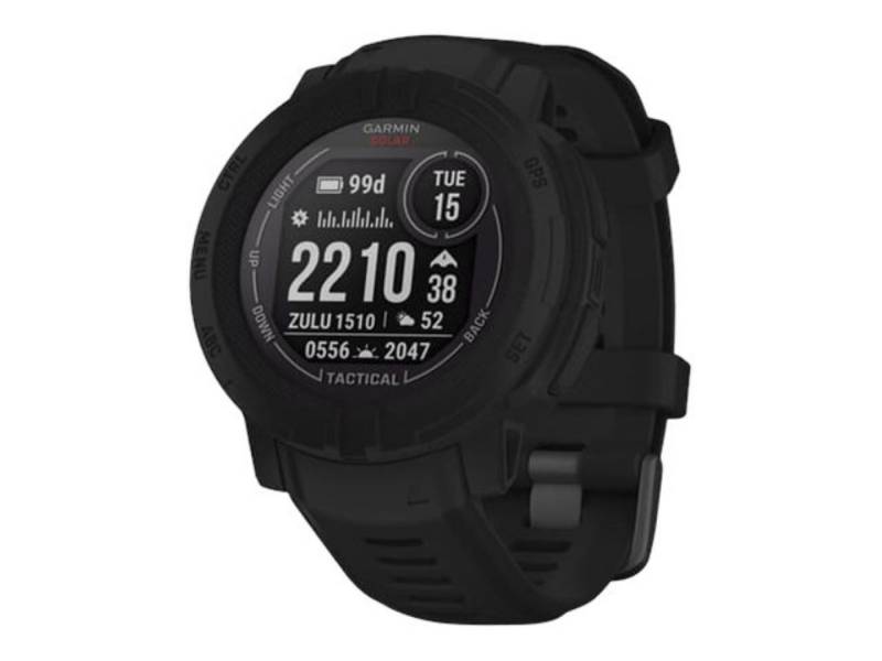 Garmin Sportuhr mit Band Instinct 2 Solar - Smartwatch - Tactical Edition - 45 mm von Garmin