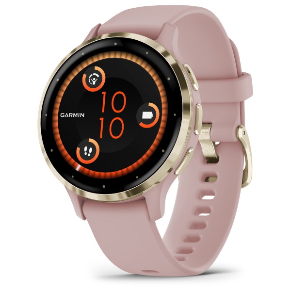 Garmin - Venu 3S - Multifunktionsuhr rosa/ softgold von Garmin