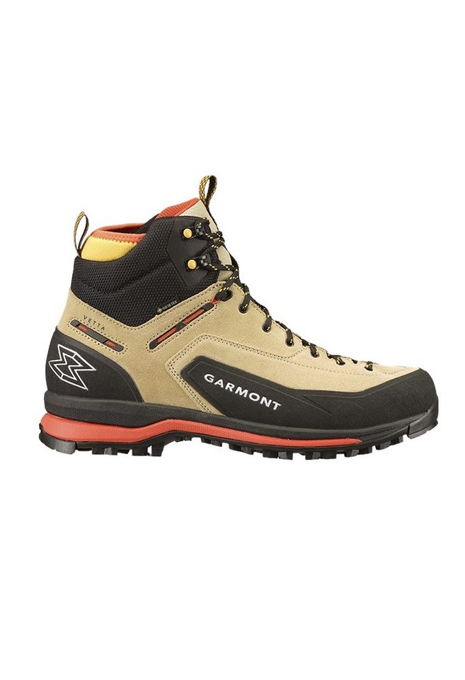 Garmont Vetta Tech GTX (Veloursleder, wasserdicht) beige/rot Herren Wanderschuh von Garmont