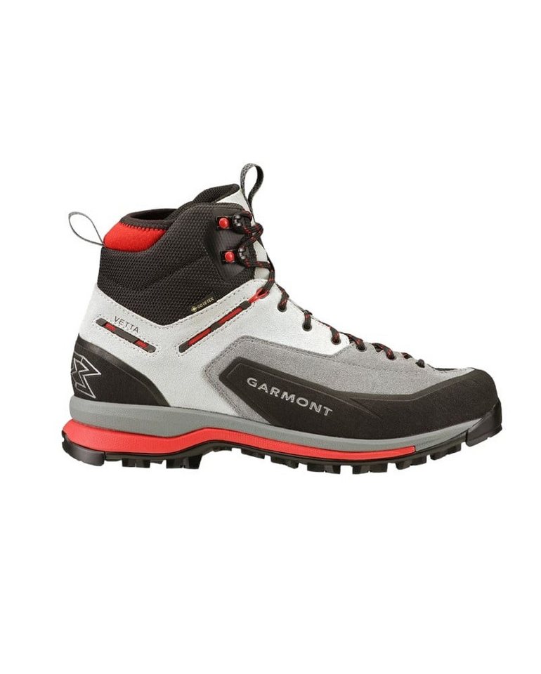 Garmont Vetta Tech GTX (Veloursleder, wasserdicht) grau/rot Herren Wanderschuh von Garmont