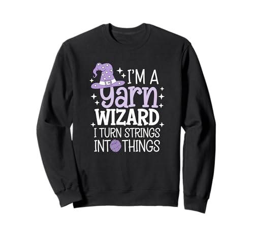 Lustiges Strickzitat Design für kreative Frauen Sweatshirt Lustiges Strickzitat Design für kreative Frauen Sweatshirt von Garn Stricken Häkeln Kreativ