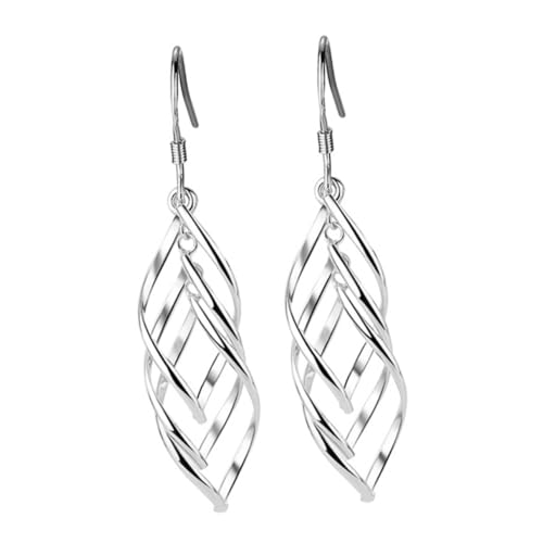 Garneck 1 Paar Damen Ohrhänger mit Gedrehten Designs Ohrringe für Hochzeiten Geburtstage und Besondere Anlässe Stilvolle Accessoires für Modebewusste Frauen und Mädchen Garneck 1 Paar Damen Ohrhänger mit Gedrehten Designs Ohrringe für Hochzeiten Geburtstage und Besondere Anlässe Stilvolle Accessoires für Modebewusste Frauen und Mädchen von Garneck