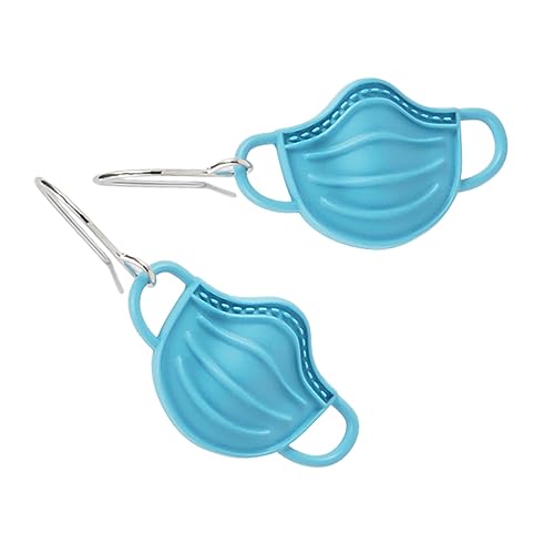 Garneck Kreative Ohranhänger Damen Ohrhänger Blau Maskenförmige Ohrringe Hypoallergen Langlebig für Partys und Hochzeiten Garneck Kreative Ohranhänger Damen Ohrhänger Blau Maskenförmige Ohrringe Hypoallergen Langlebig für Partys und Hochzeiten von Garneck