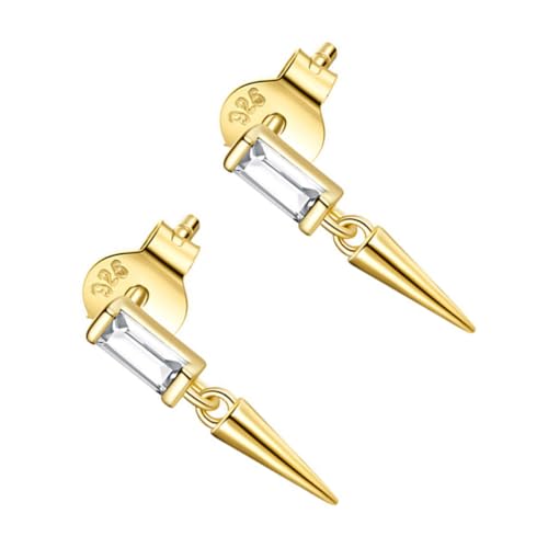Garneck 1 Paar Zirkonia Ohrstecker Silber Geometrische Ohrringe Goldoptik für Partys Hochzeiten Geburtstage und Besondere Anlässe Geschenkideen für Frauen Garneck 1 Paar Zirkonia Ohrstecker Silber Geometrische Ohrringe Goldoptik für Partys Hochzeiten Geburtstage und Besondere Anlässe Geschenkideen für Frauen von Garneck