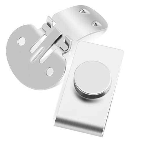 Garneck 1 Satz Magnetische Krawattenklammer für Herren Minimalistisches Design Beschädigungsfreie Anwendung Vielseitige Kompatibilität für Verschiedene Krawattenbreiten und Hemdplaketten von Garneck