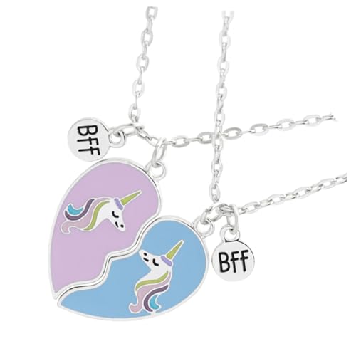 Garneck 1 Satz Zwei Einzigartigen Einhorn für Mädchen Modisches Freundschafts Design für Reisen und Alltag Kreative und Stilvolle Schmuckstücke von Garneck