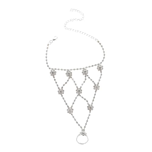 Garneck 1 Stück Fußkette für Damen Silber Verstellbare Ankle Chain für Strand Hochzeiten und Alltag Schicke Fußkette für Einen Charmanten Look von Garneck