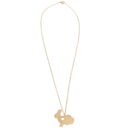 Garneck 1 Stück Kaninchen Halskette Gold Filigrane Halskette für Mädchen Elegantes Schmuckstück für Alltag Parties und Besondere Anlässe von Garneck