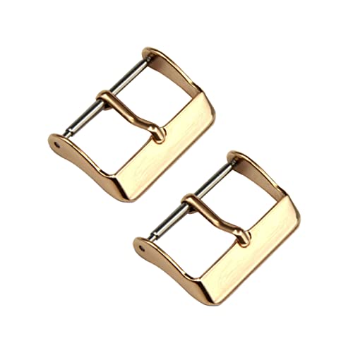 Garneck Uhrenverschluss Aus Edelstahl Uhrenarmbandschnalle Passend Für Uhrenarmbänder Geeignet Für Leder Und Silikonarmbänder Für Männer Und Frauen von Garneck