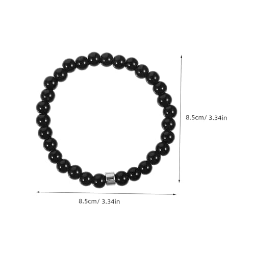 Garneck 10 Stück Teiliges Elastisches Polymer Clay Armband in Leichte Perlenarmbänder mit Dehnbarem Design für Herren Modisches Schmuck Accessoire zum Vatertag Vielseitig Kombinierbar und von Garneck