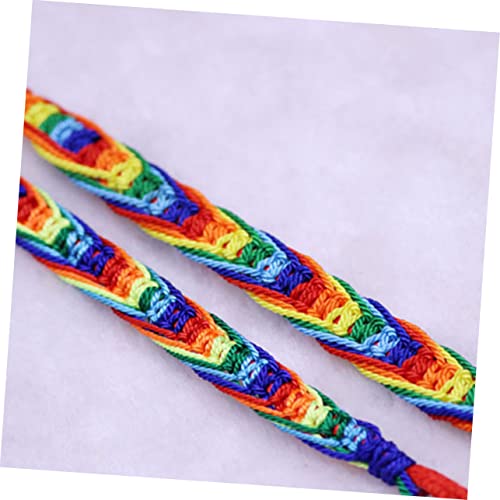 Garneck 10 Stück Teiliges Handgefertigter Bunter Gewebter Armbänder für Handgearbeitete Freundschaftsarmbänder Langlebiger Schmuck für Alltag Strand und Party von Garneck