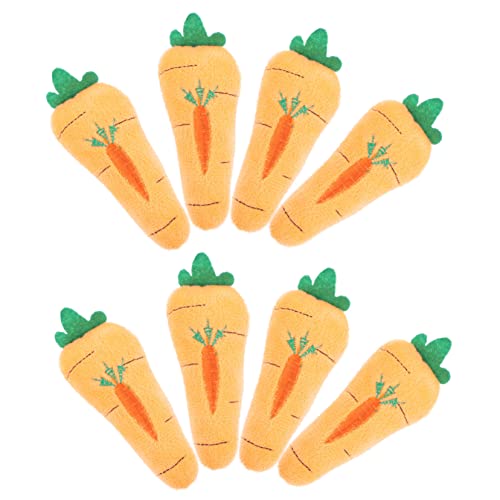 Garneck 10 Stück Teiliges Karotten Broschen Plüsch Anstecknadeln Cartoon Design Kleidung Accessoire Pins Dekorativ für Jacken Taschen Rucksäcke Abnehmbar und Leicht zu Befestigen von Garneck
