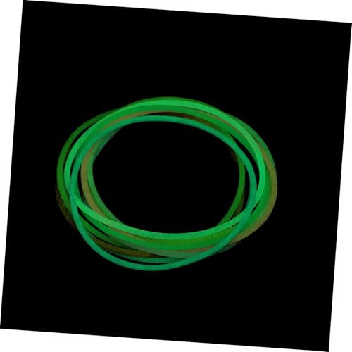 Garneck 100 Stück Teiliges Leuchtende Silikonarmbänder Elastisch Dünn Flexibel für Damen Herren Teens The dark Accessoires Party Stil von Garneck