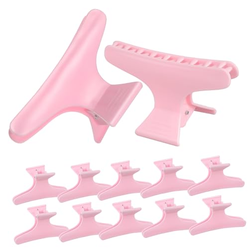 Garneck 12 Stück Schmetterling Haarklammern aus Robustem Stylische Haarspangen zum Haarschneiden und Stylen für Damen Vielseitige Haarschmuck Clips für Verschiedene Haarlängen und Typen von Garneck