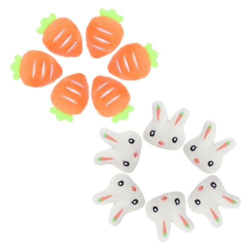 Garneck 12 Stück Teiliges Cartoon Hasen und Karotten Broschen Anstecknadeln für Kleidung Brustnadeln Geeignet für Partys Weihnachten und DIY Verzierungen von Garneck