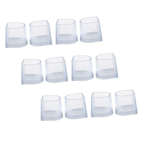 Garneck 12 Stück Teiliges Transparente High Heel Schutzüberzüge rutschfeste Verschleißfeste Absatzschoner für Damen Langlebige Fersenschutz Pads für Sicheren Halt und Schuhschutz von Garneck