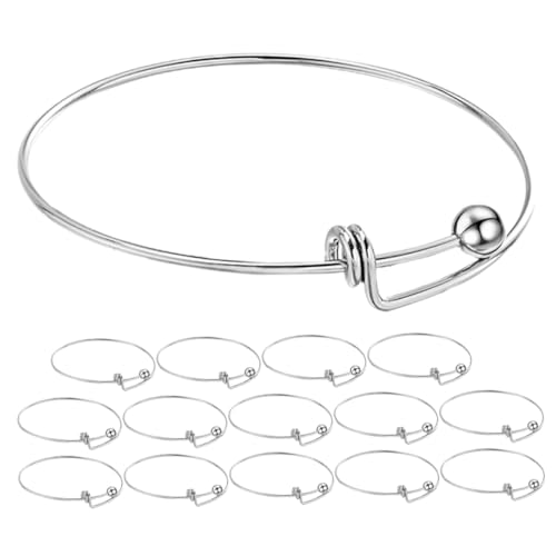 Garneck 15 Stück Teiliges Armband Verstellbares Push Pull Design DIY Schmuck für Frauen Hochwertige Handwerkskunst für zu Besonderen Anlässen von Garneck