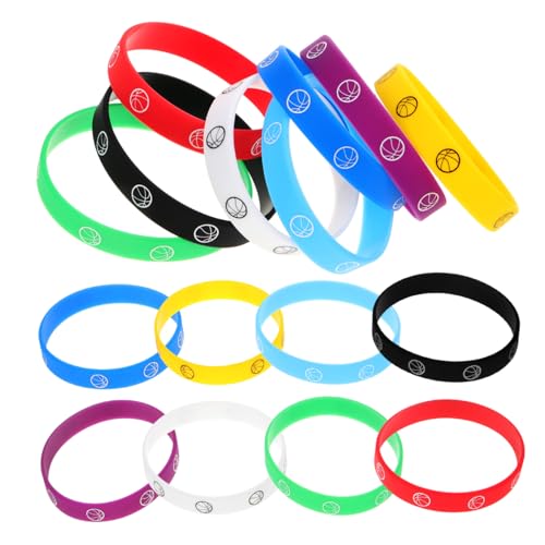 Garneck 16stücke Silikon Armband Einfarbig Elastische Armbänder Dehnbares Silikonarmband Für Männer Herrenarmbänder Antistatisches Armband von Garneck