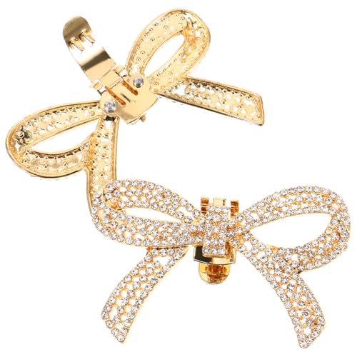 Garneck 1Paar Abnehmbare Strass Schuhclips mit Schleifen Dekorative Schuhschnallen für Hochzeiten Damen High Heels und Schuhe Perfektes Zubehör für Partys und Besondere Anlässe von Garneck