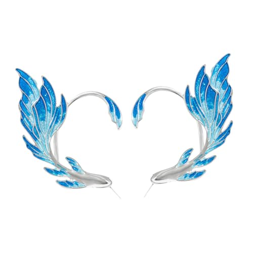 Garneck Fisch-ohrringe Mit Modischem Ohrmanschetten-design Nicht Durchstechender Ohrschmuck Aus Legierung Für Frauen Und Mädchen von Garneck