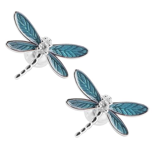 Garneck Libellenohrringe Damen Silberohrringe Ohrstecker Ohrschmuck Stilvolle Libellenform Hypoallergen Für Alltag Und Besondere Anlässe von Garneck