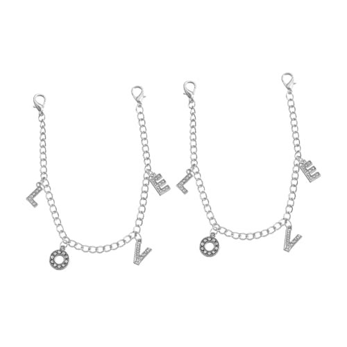 Garneck Strass Schuhkette Damen Sandalenkette Schuhdekoration Glitzer Ornamente Für Sneakers Und Stiefel von Garneck