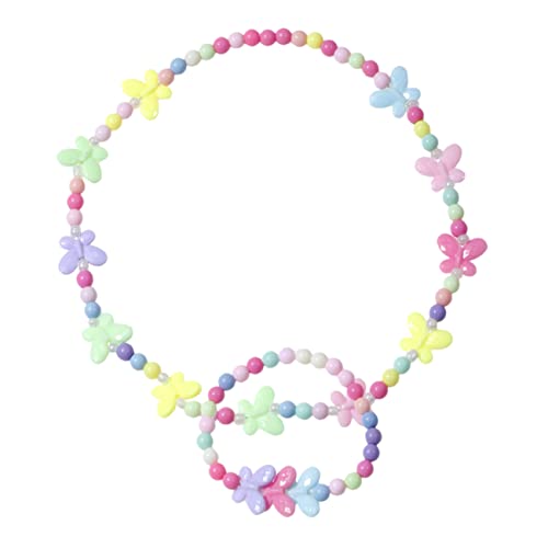 Garneck Spielzeug-schmuck Mädchen Acryl-armbänder Und Halsketten Hübsches Und Kreatives Design Für Kleinkinder Geeignet Für Partys Spielepreise Und Alltag von Garneck
