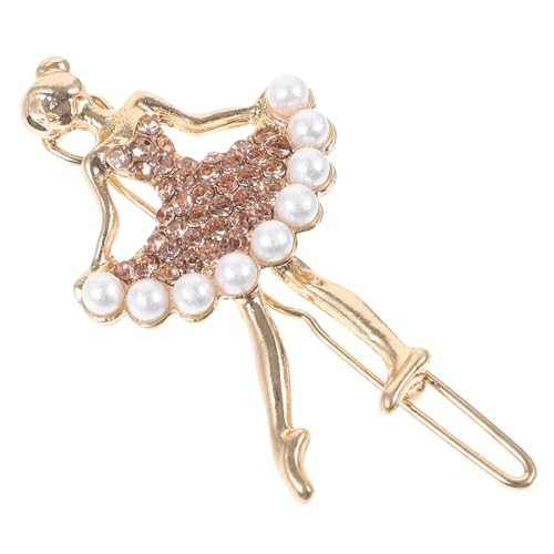 Garneck 1Stück Ballett Tänzerin Brosche für Damen Strassbrosche Zufälliger Farbe Exquisites Accessoire für Kleidung Schals und Hüte als oder Dekoration von Garneck
