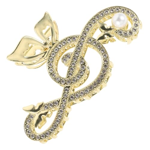 Garneck Haarspange Mit Musiknoten Große Haarklammer Für Dickes Haar Haarklammer Für Damen Haaraccessoires Für Verschiedene Anlässe von Garneck