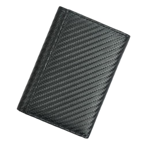 Garneck Herren Geldbörse Carbonfaser Multifunktionale Kreditkartenetui mit Großem Fassungsvermögen RFID Sicher Kompakt und Leicht für Reisen und Alltag von Garneck