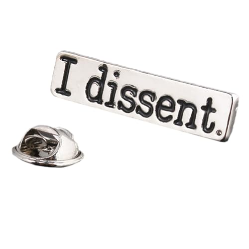 Garneck 1Stück Kragenbrosche Silber Buchstaben Pins für Hemden Jacken und Taschen für Freunde und Familie für von Garneck