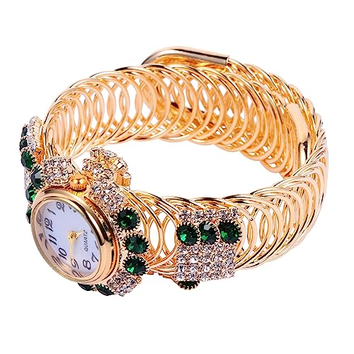 Garneck 1Stück Quarzarmbanduhr für Damen Kreative Glänzende Uhr mit Aluminiumarmband und Einzigartigem Design für Freunde und Familie Stilvolles Accessoire Garneck 1Stück Quarzarmbanduhr für Damen Kreative Glänzende Uhr mit Aluminiumarmband und Einzigartigem Design für Freunde und Familie Stilvolles Accessoire von Garneck