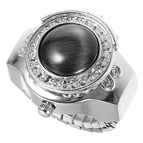 Garneck Fingeruhr Uhr für Damen und Herren Kleine Ringuhr Langlebiges Design Dekorative Uhr mit Digitalanzeige Vielseitige Fingeruhr für Alltag und Besondere Anlässe von Garneck
