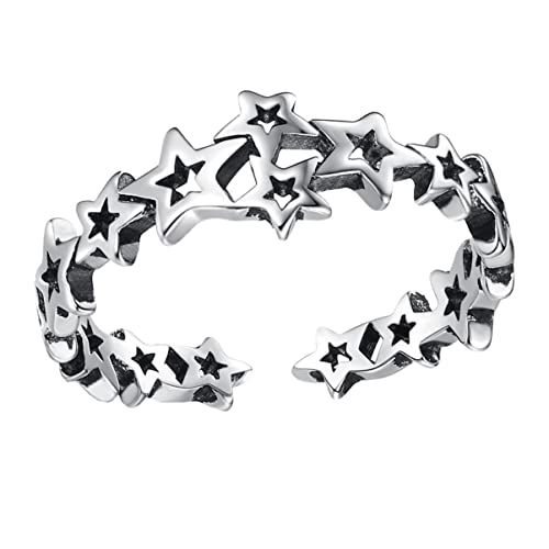 Garneck Stern Design Ring Fünfeckiger Stern-modellierring Fingerring-dekor Fingerschmuck Für Frauen Für Festival Alltag Party Bankett Anlass von Garneck