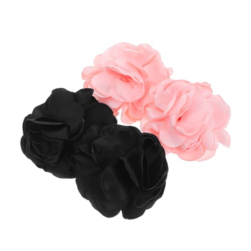 Garneck 2 Paare Abnehmbare Blumen Schuhclips Stilvolle Dekorationen für Damen Schuhe Geeignet für Flache Schuhe und High Heels Modische Schuhanhänger für Partys und Events von Garneck