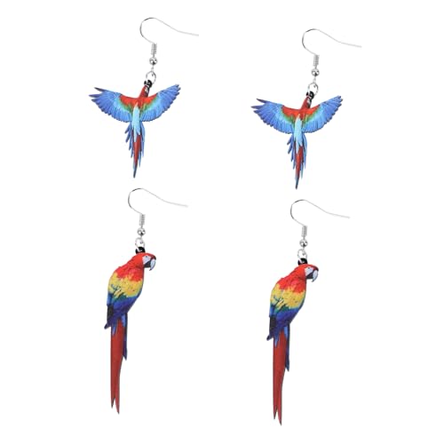 Garneck 2 Paare Damen Ohrhänger Vogelmotiv Party Ohrringe Leicht Angenehm zu Tragen für Alltag und Fest Hochwertige Verarbeitung Modischer Ohrschmuck von Garneck