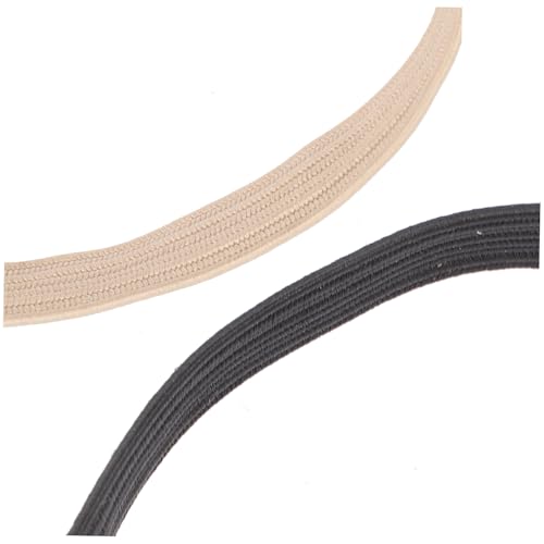 Garneck 2 Paare Perlenbesetzte Elastische High Heels Schuhriemen Abnehmbare Rutschfeste Schnürsenkel für Damen Komfortabel Langlebig Verhindert Absätze Abrutschen Modisches Accessoire von Garneck