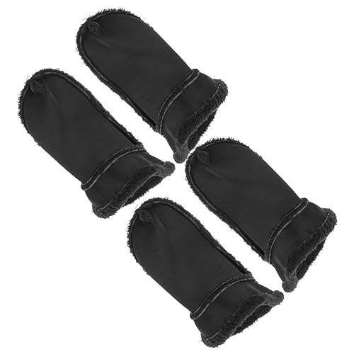 Garneck 2 Paare Plüschige Clogs Schuhe Einlegesohlen Wärmende Futter Einlagen für Damen Hausschuhe Weiche Abnehmbare Clogs Schuhsohlen Ersatz für Herbst Winter Komfort von Garneck