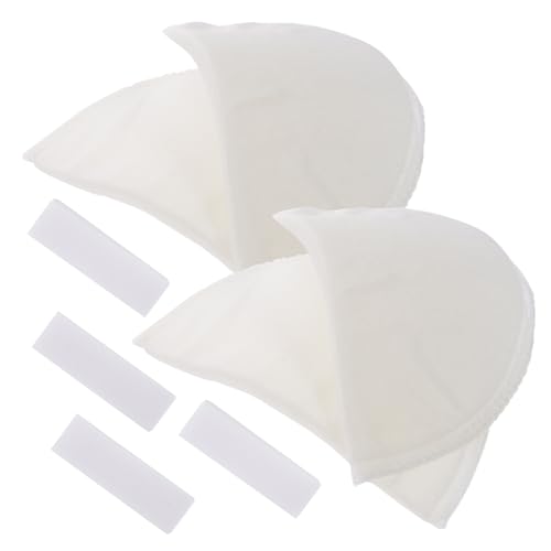 Garneck 2 Paare Selbstklebende Atmungsaktive Schwamm Schulterpolster Wiederverwendbar Gepolstert Leicht für Damenanzüge Hemden Mäntel und Blazer Modisches Kleidung Zubehör von Garneck