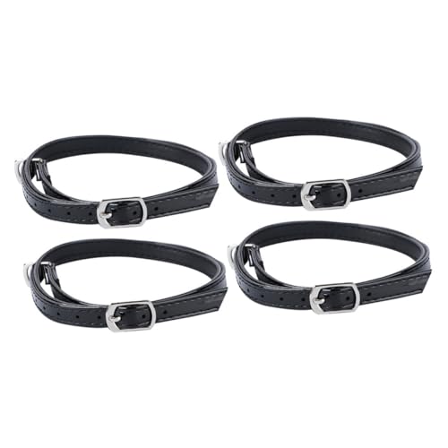 Garneck 2 Paare Verstellbare Abnehmbare High Heel Schuhriemen aus Langlebigem Pu material Stilvolle Kleine Fersenbänder für Damen Praktische Anti lockerungs bindung Modische Knöchelriemen von Garneck