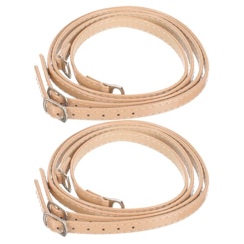 Garneck 2 Paare Verstellbare Anti rutsch Fersenhalter Schnürsenkel für Damen High Heels Kreuzdesign Schuhriemen zur Schuhfixierung und Verbessertem Halt Hautfarbene Ersatzriemen von Garneck