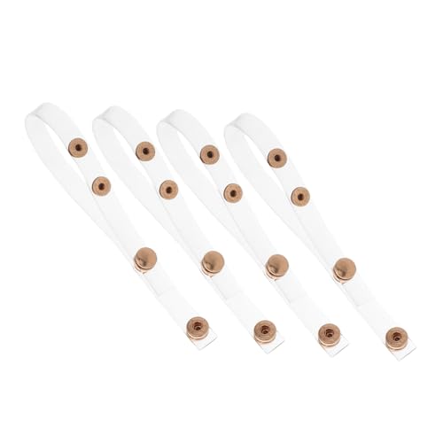 Garneck 2 Paare Verstellbare Schnappverschluss Schuhriemen Abnehmbare Fersenriemen für Sandalen und Sneaker Rutsch Fersengriffe Schnelle Anpassung für Lose Schuhe bei Damen und Senioren von Garneck