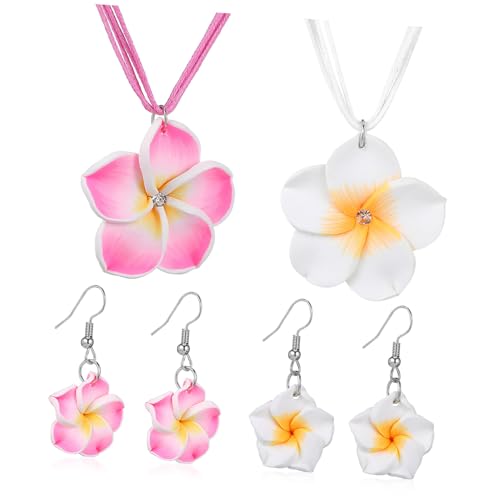 Garneck 2 Sätze Hawaii Themen Schmuckset Teiliges Blumen Ohrstecker und Halskette Set Weiß Rosa für Luau Party Strandfeiern und Hochzeiten Leichte und Bequeme Trageweise Natürliche Garneck 2 Sätze Hawaii Themen Schmuckset Teiliges Blumen Ohrstecker und Halskette Set Weiß Rosa für Luau Party Strandfeiern und Hochzeiten Leichte und Bequeme Trageweise Natürliche von Garneck